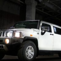 White limousine